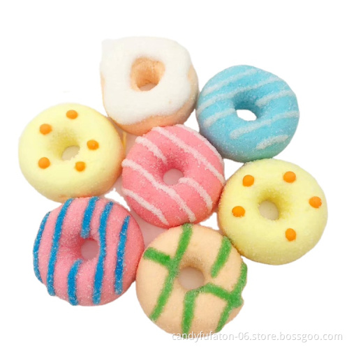 Fruit flavored sweet candy in different packages